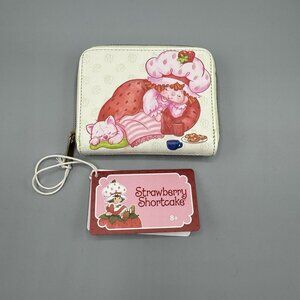 Loungefly Strawberry Shortcake Slumber Party Mini Zipper Wallet NEW